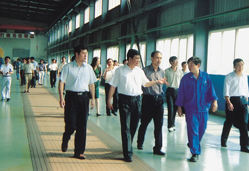 武漢市委常委、副市長岳勇到公司調(diào)研